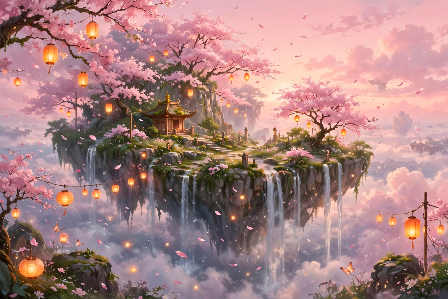 Muse Image, floating island