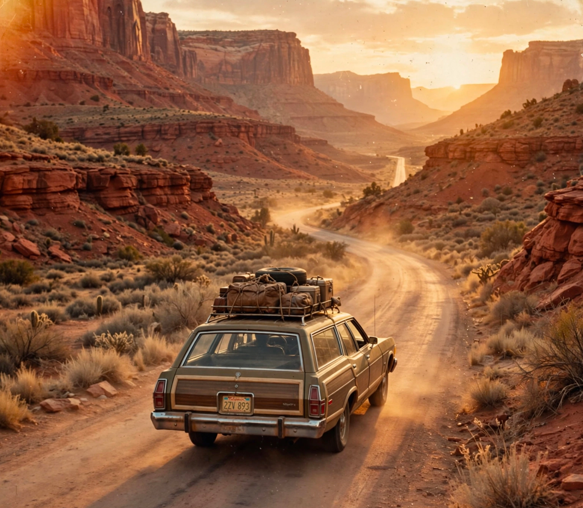 Muse Image, 1970s road trip photo